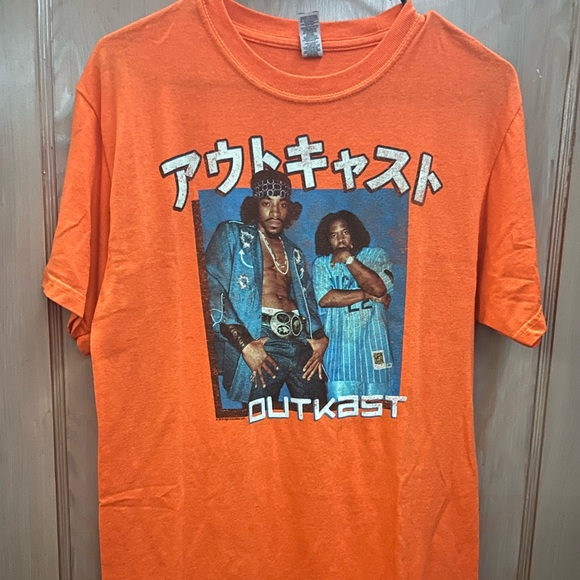 Outkast Graphic Orange T-Shirt - Picture 1 of 1